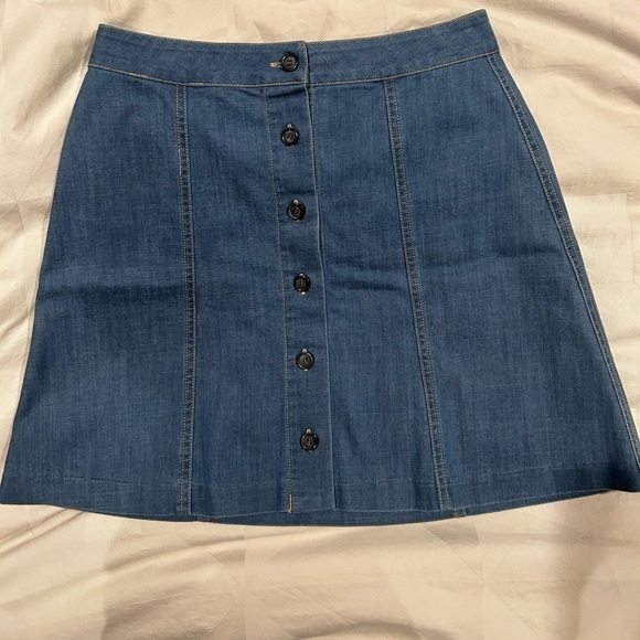 Wayf Dresses & Skirts - Nordstorm WAYF Button down Jean Mini Skirt XS Summer Denim
